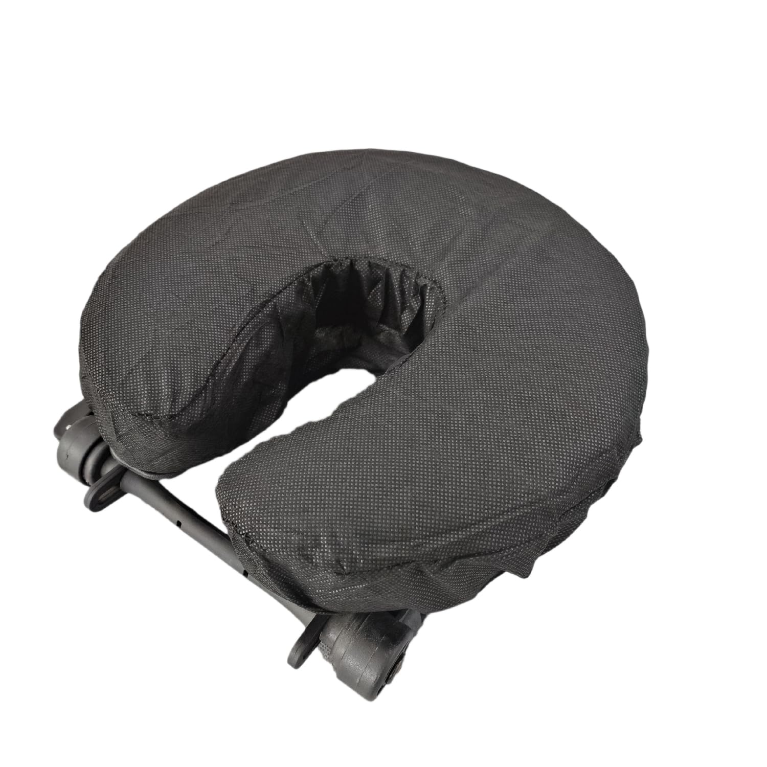 ZMDREAM 75-pack headrest covers in black for clean, single-use spa sessions.
