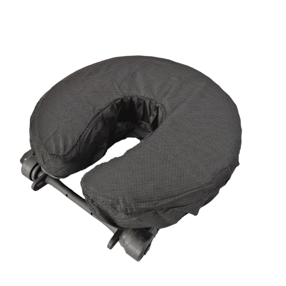 ZMDREAM 75-pack headrest covers in black for clean, single-use spa sessions.