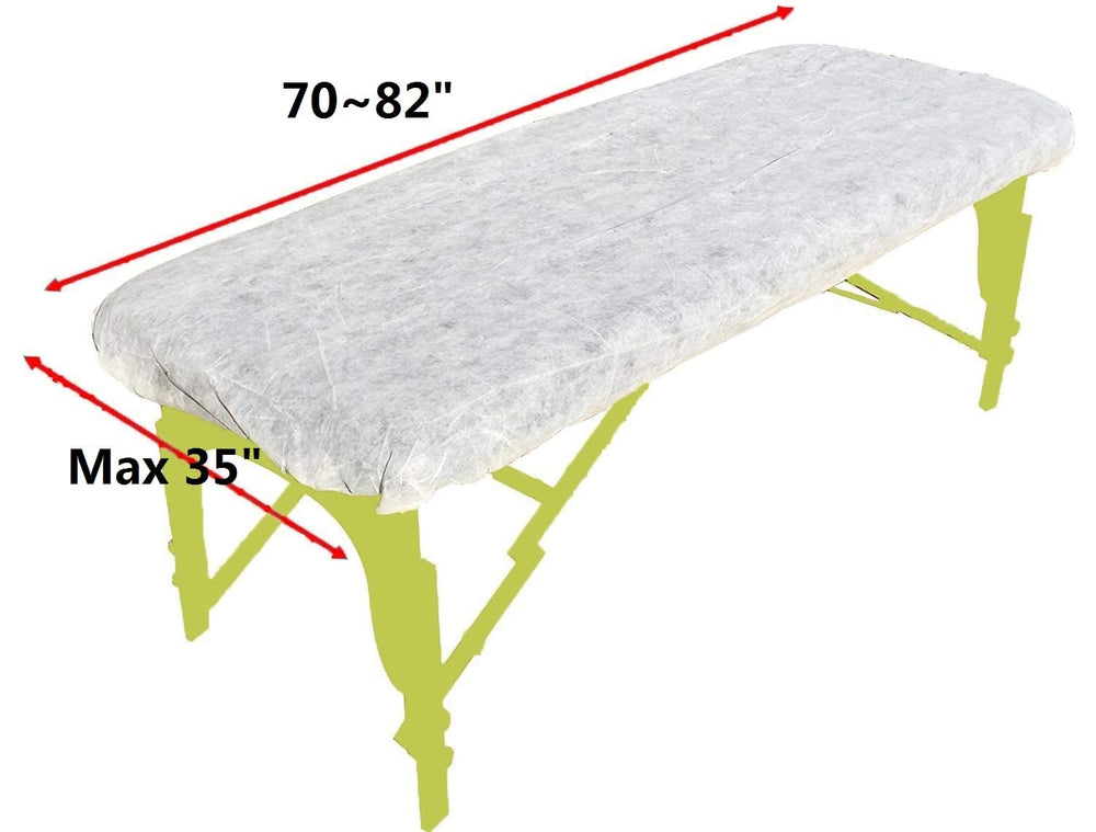 ZMDREAM white disposable table cover pack of 20 for hygienic setups.