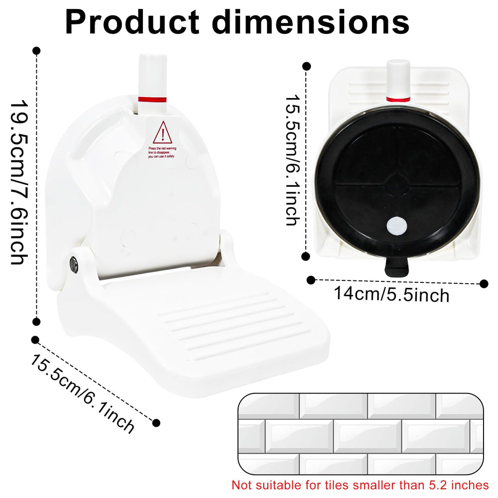 ZMJY Shower Foot Rest folded flat for easy travel and storage