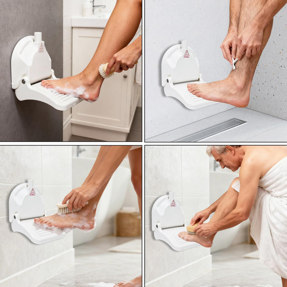 ZMJY Shower Foot Rest ideal for RV and gym showers on the go