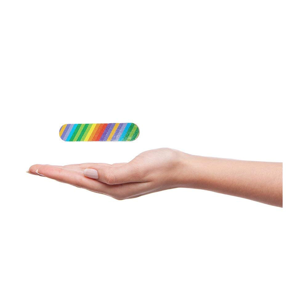 ZMOI Colorful nail file pack ideal for handbags and travel touch-ups