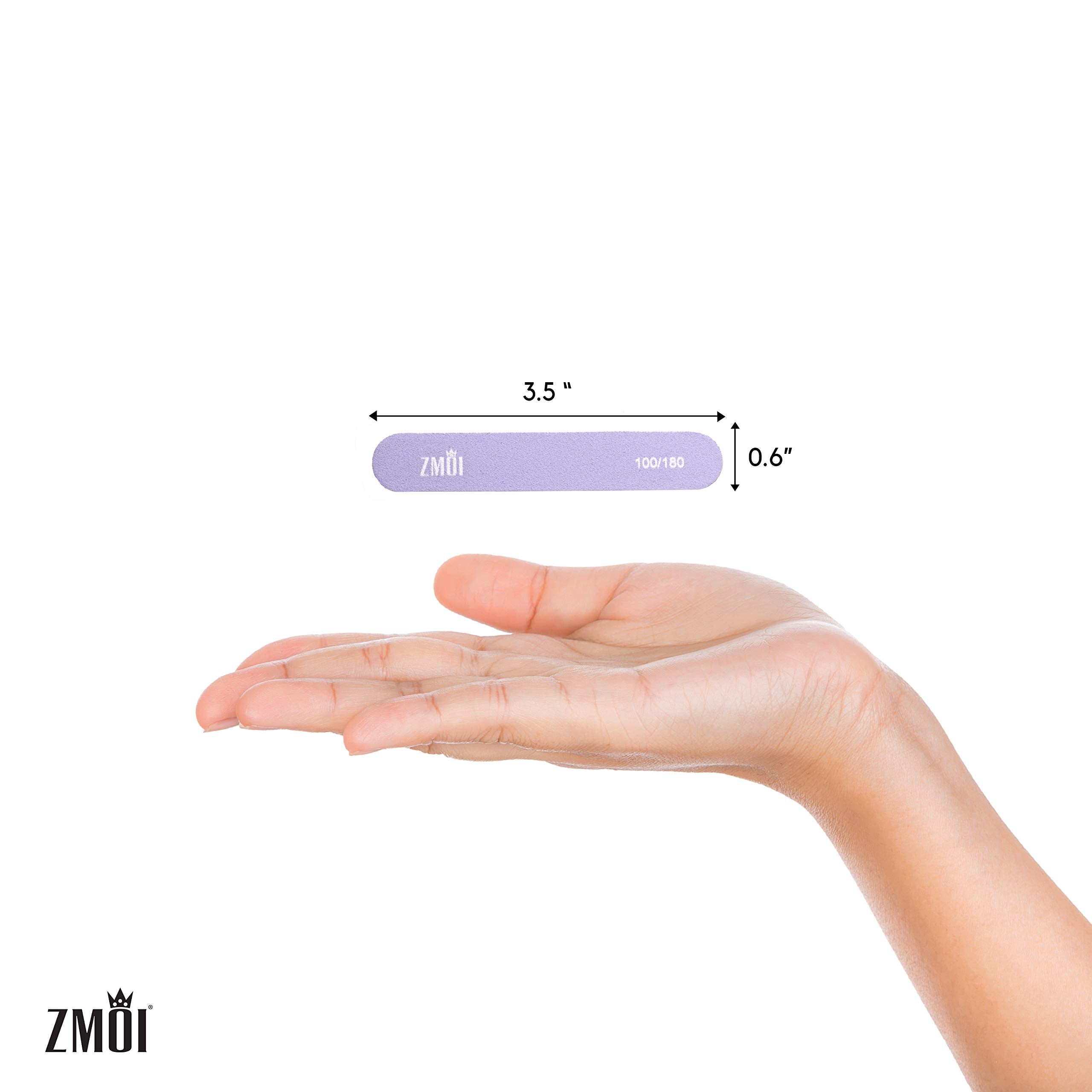 ZMOI double-sided file ensures versatile filing without over-aggressiveness, reducing snags