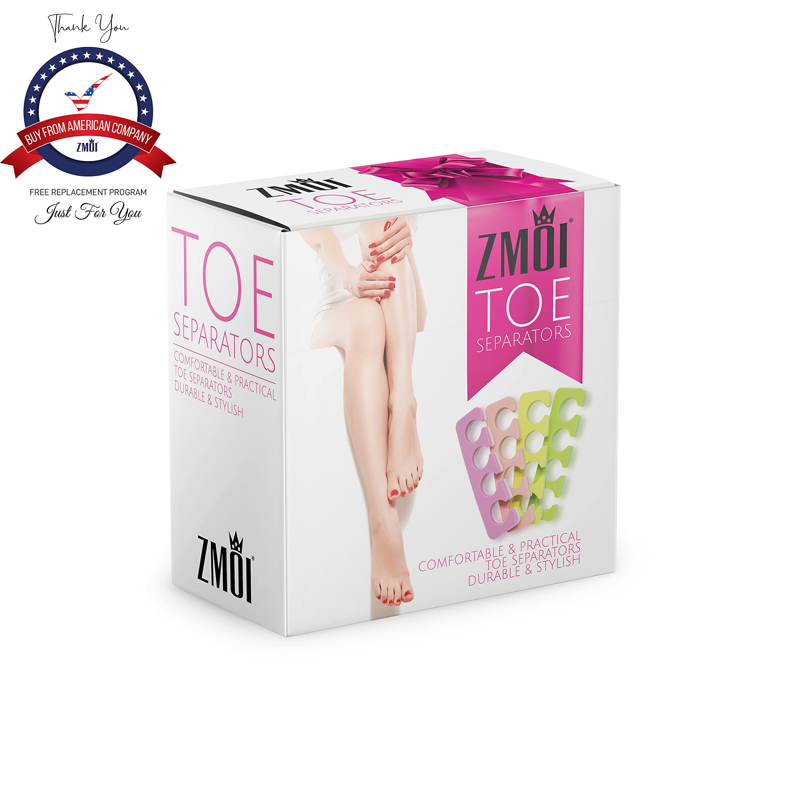 ZMOI pedicure tools collection helps DIY spa-quality nails at home.