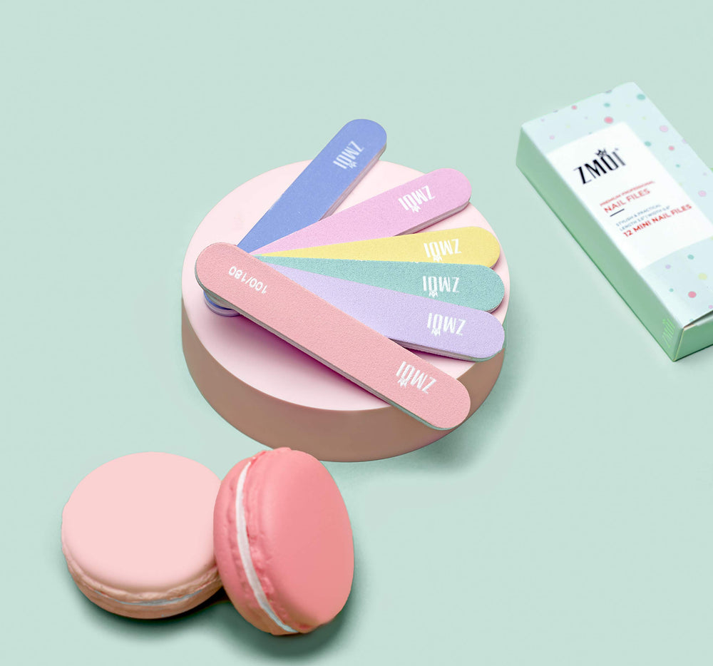ZMOI washable emery boards stay clean and reusable between manicures