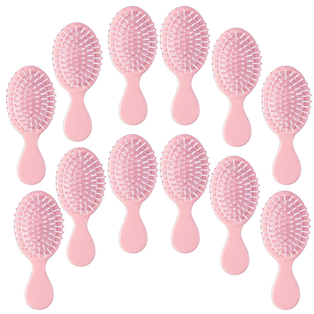 ZMOIVOK mini hair brush pink gift box for travel detangling