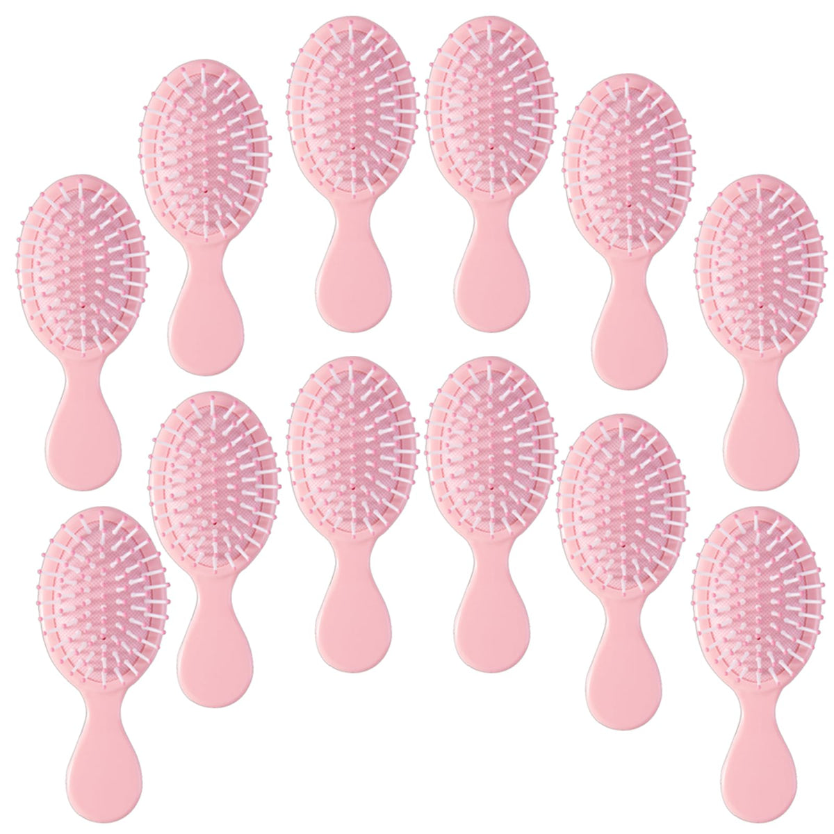 ZMOIVOK mini hair brush pink gift box for travel detangling