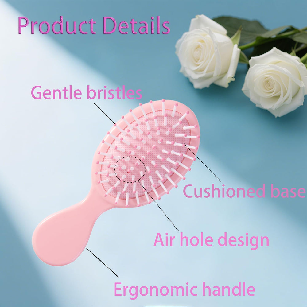 ZMOIVOK mini brush anti-slip pink with soft bristles