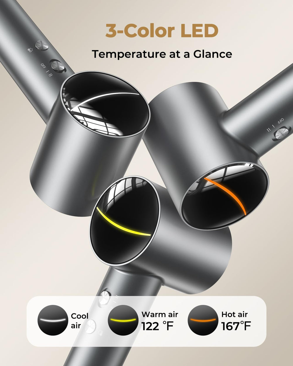 ZMZW concentrator nozzle provides precise airflow for straight looks.