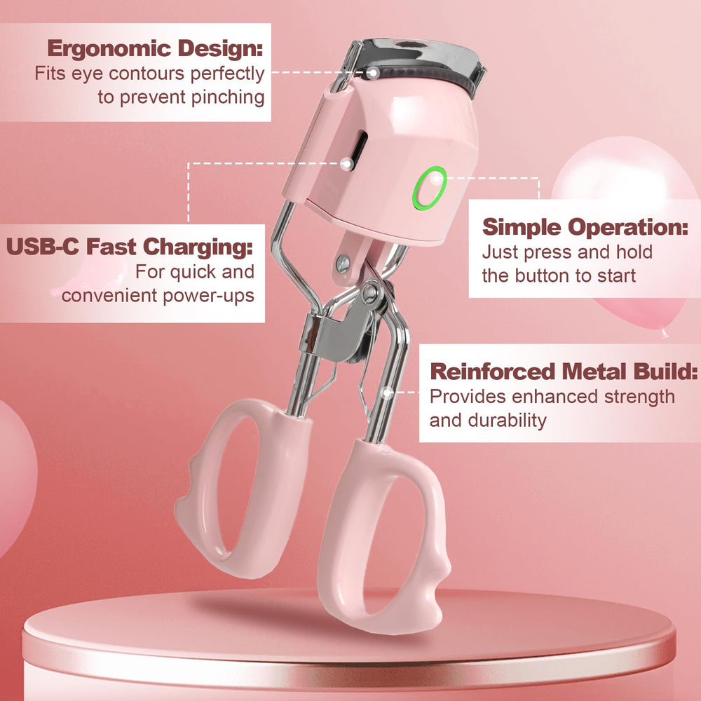 ZNJAVX ergonomic design fits various eye shapes for easy curling.