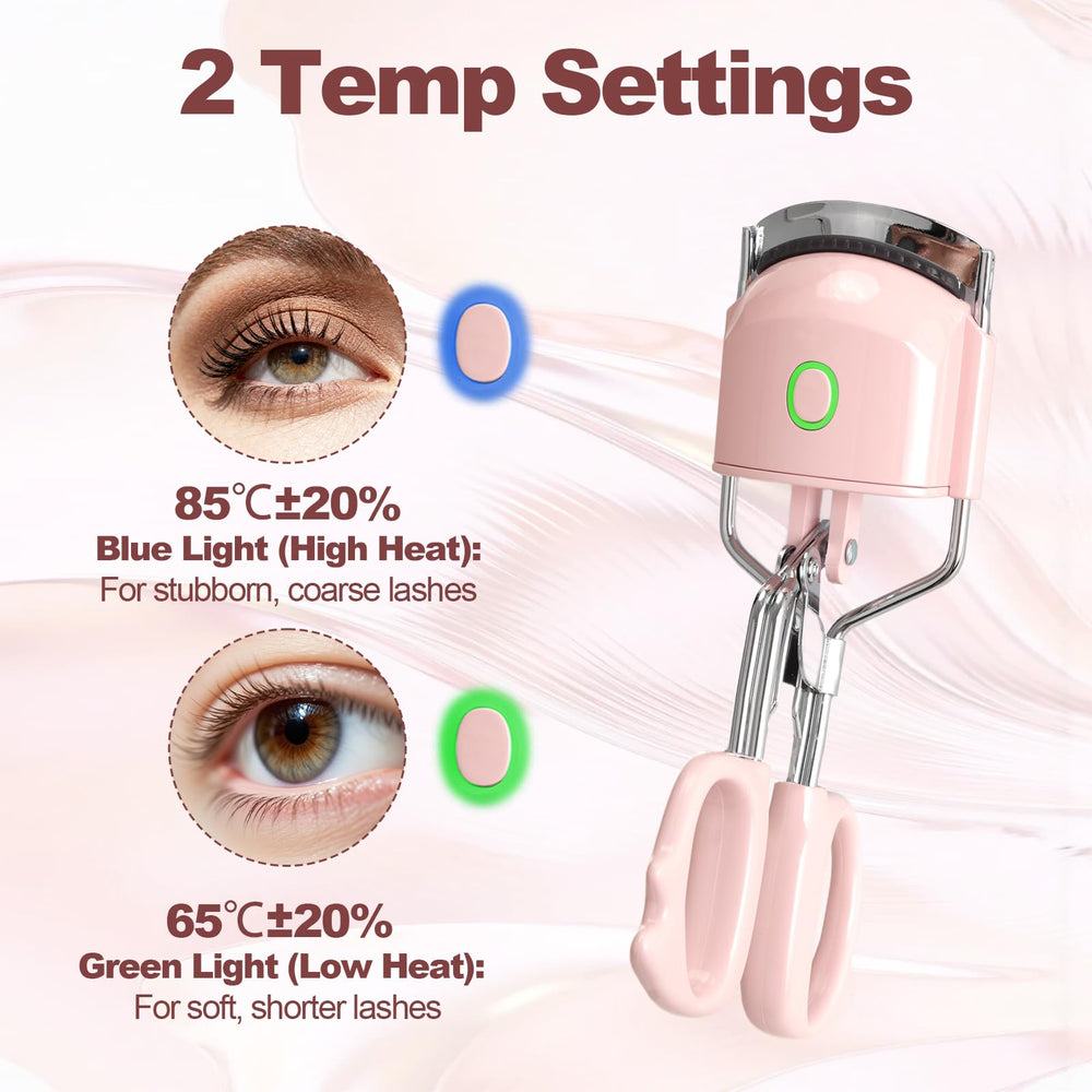 ZNJAVX eyelash curler with USB-C charging for on-the-go power.