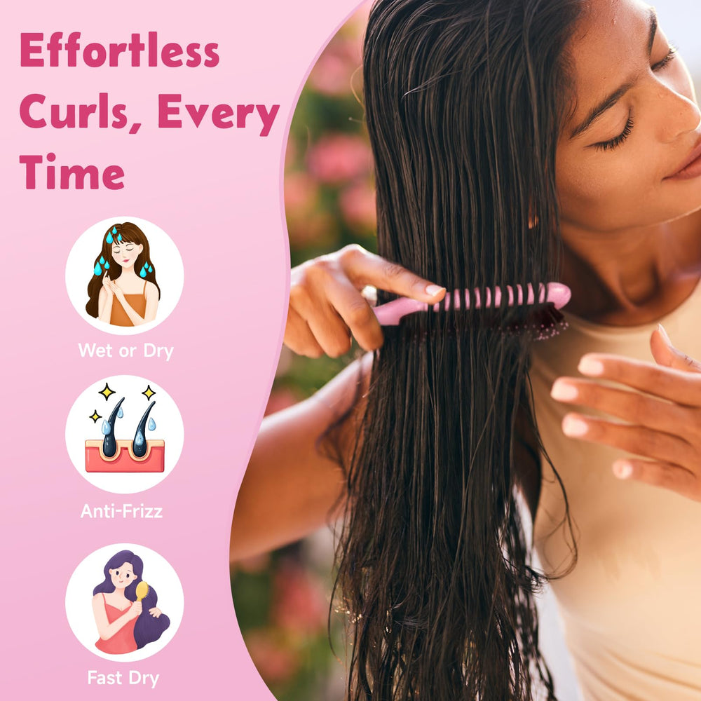 ZNONOX Side teeth design promotes even hair distribution for versatile styling