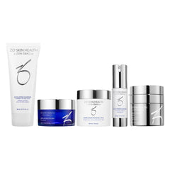 ZO Skin Health Anti-Aging Program Exfoliating Cleanser bottle, prepares skin for renewal