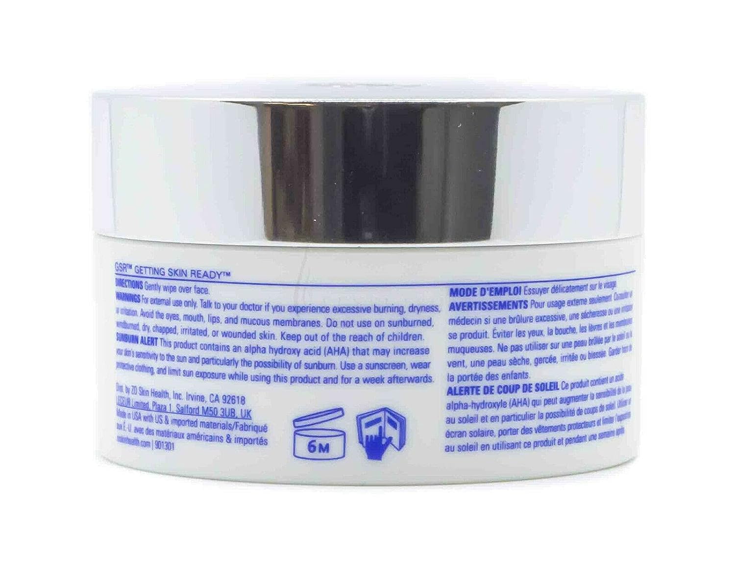Applying Complexion Renewal Pads to the face to reduce surface oil.