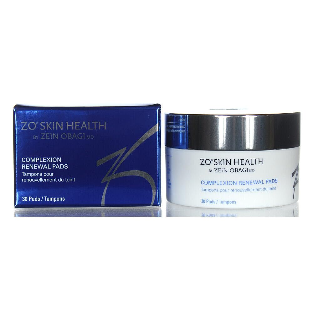 ZO SKIN HEALTH Complexion Renewal Pads pack emphasizes pore cleansing and oil control.