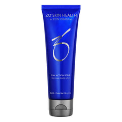ZO SKIN HEALTH Dual Action Scrub bottle for at-home exfoliation.