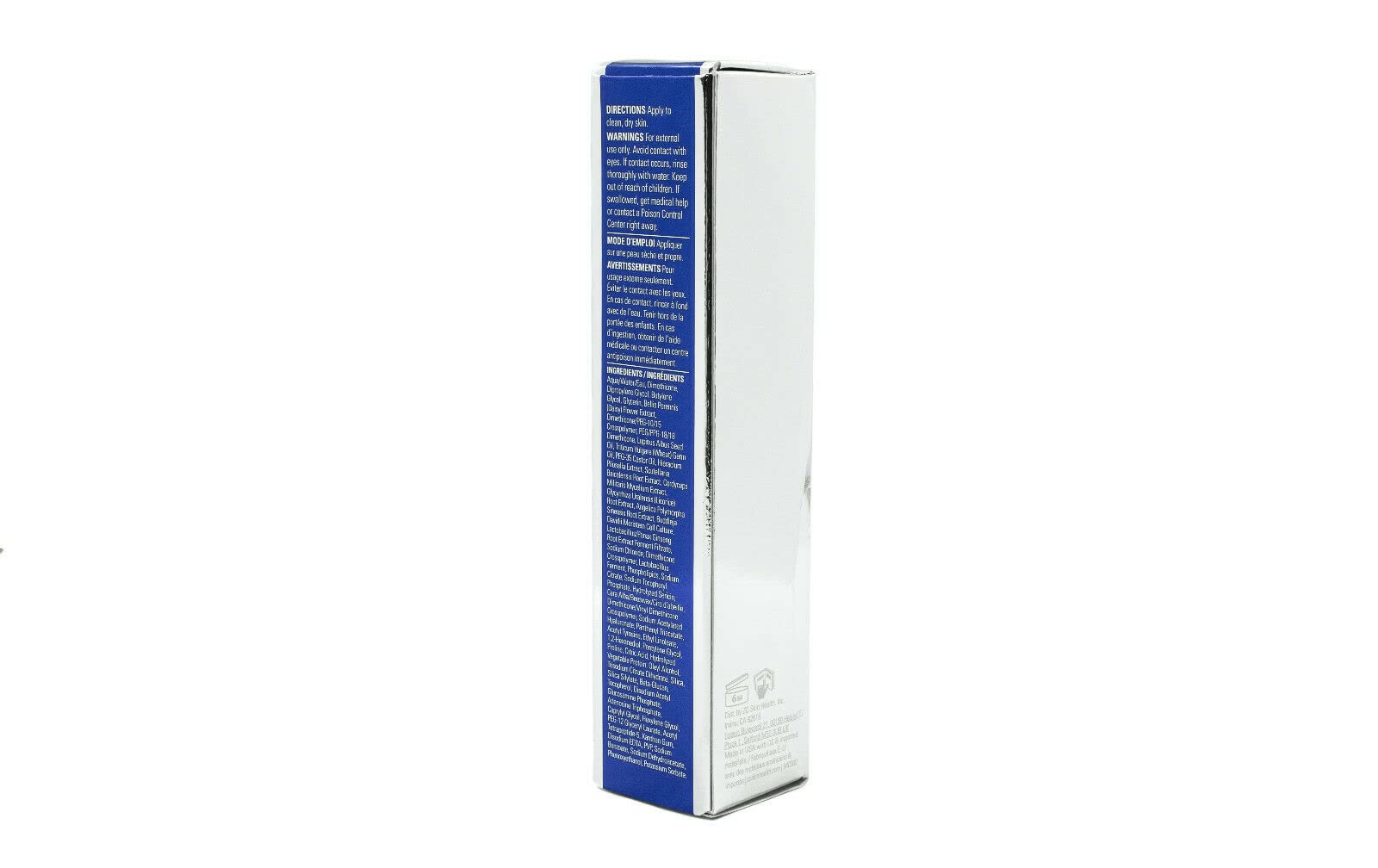 ZO Skin Health Growth Factor Eye Serum cooling applicator in use, soothing eyes.