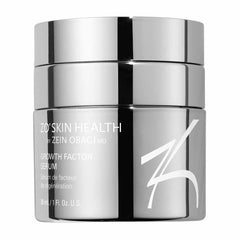 ZO Skin Health Growth Factor Serum Plus bottle with lightweight gel texture for hydration and renewal.