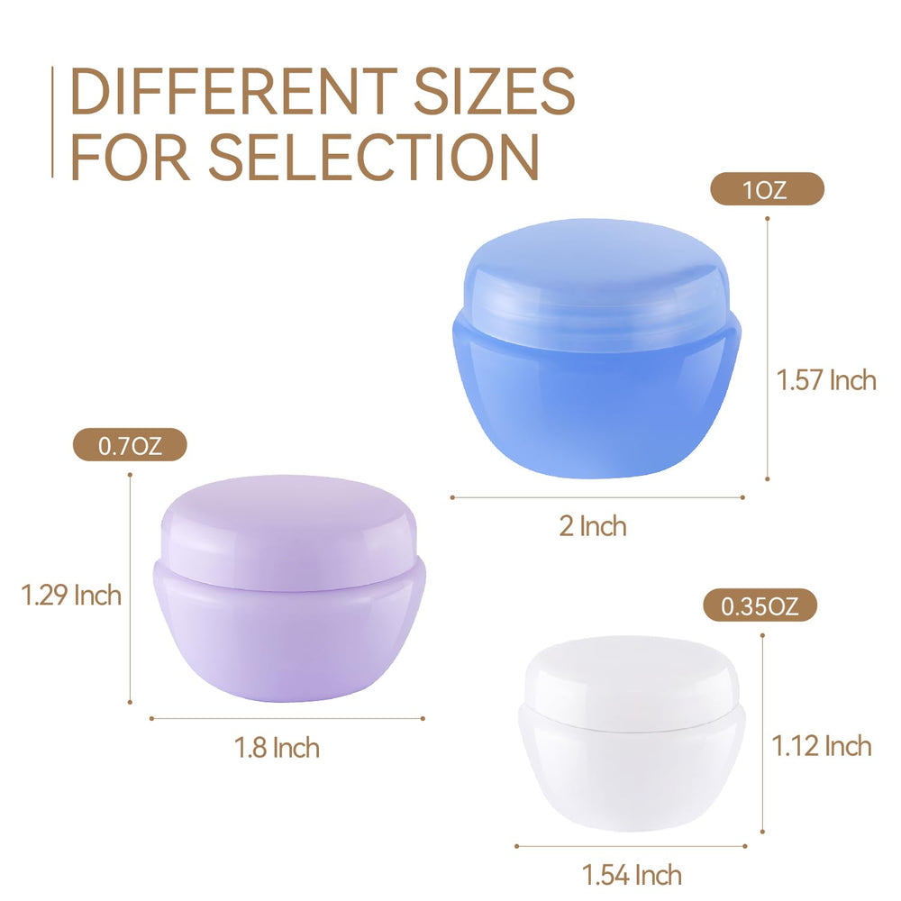 ZOADLE jars suitable for creams, gels, balms, and more.