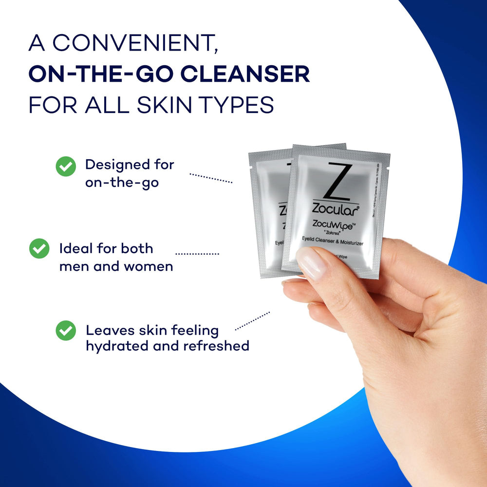 Safe cleansing of sensitive eyes with natural ingredients