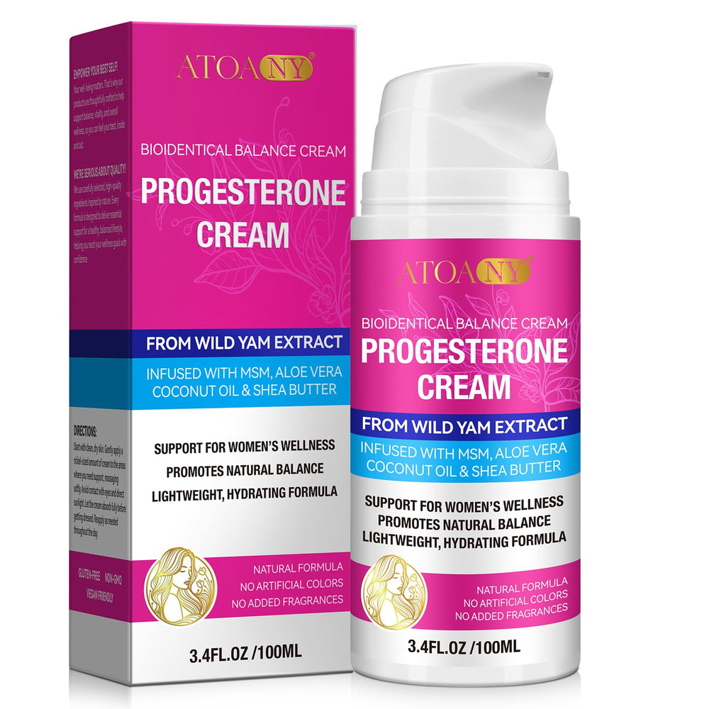 ZODENIS Progesterone Balance Cream, envase elegante para cuidado diario y piel equilibrada.