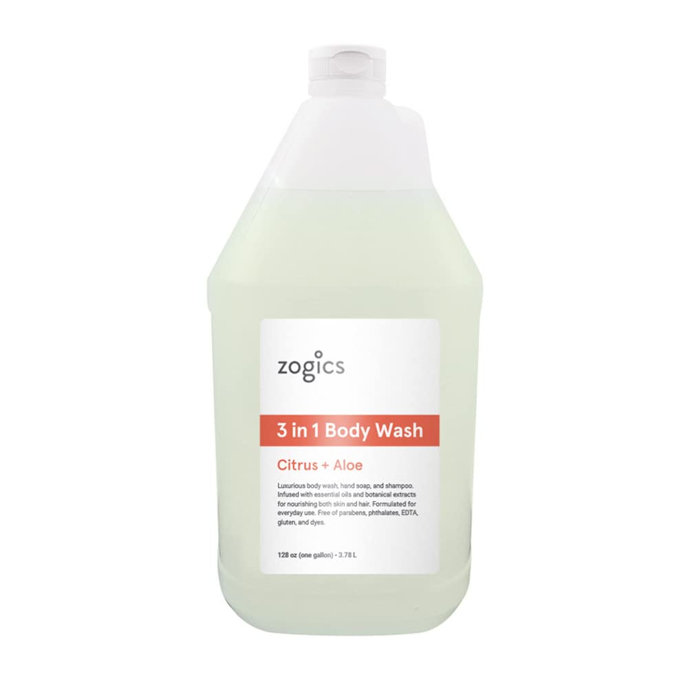 Zogics 3-in-1 Body Wash ideal for facility use, offering safe, multi-purpose cleansing.