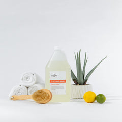 Zogics 3-in-1 Body Wash hydrating formula suitable for daily use in busy spaces.