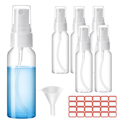 Zoizocp 1oz clear spray bottle with fine mist for travel.