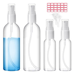 Zoizocp spray bottles 2oz/50ml front view, portable travel-friendly mist containers.