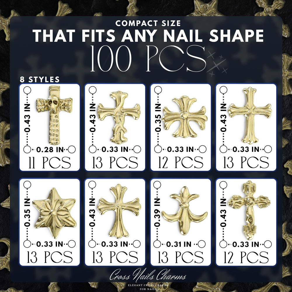 ZOKLU Brillos oro uñas charms iluminan la manicura con brillo