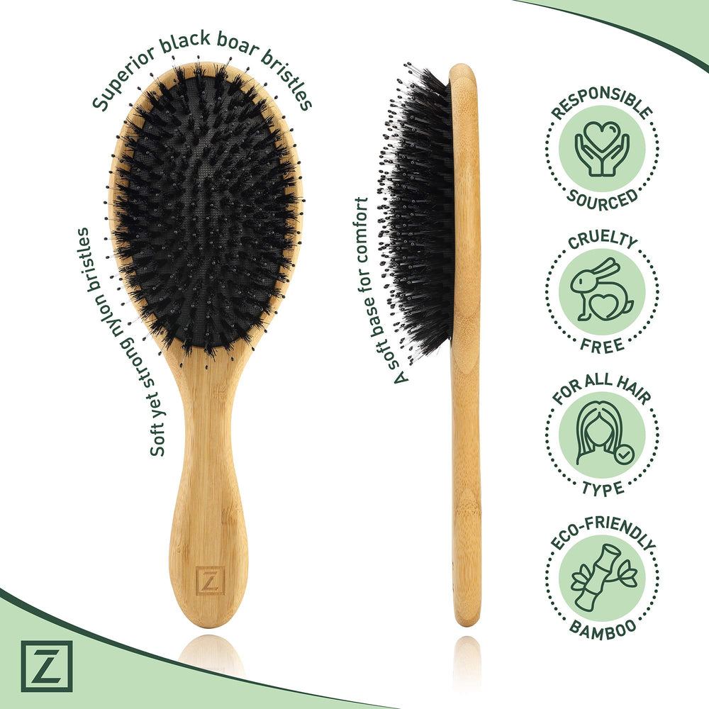 Zollo eco-friendly bamboo handle design for sustainable grooming.