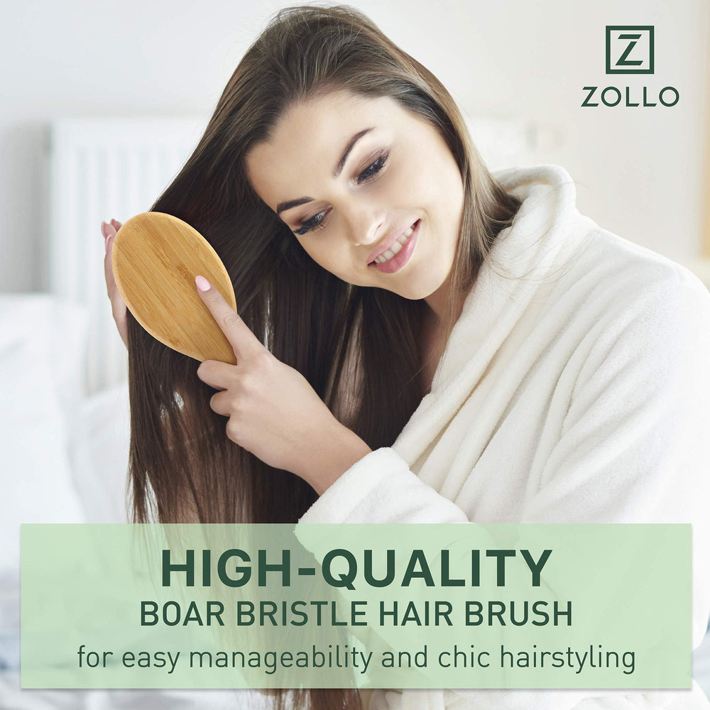 Zollo included accessories show care and versatile styling options.