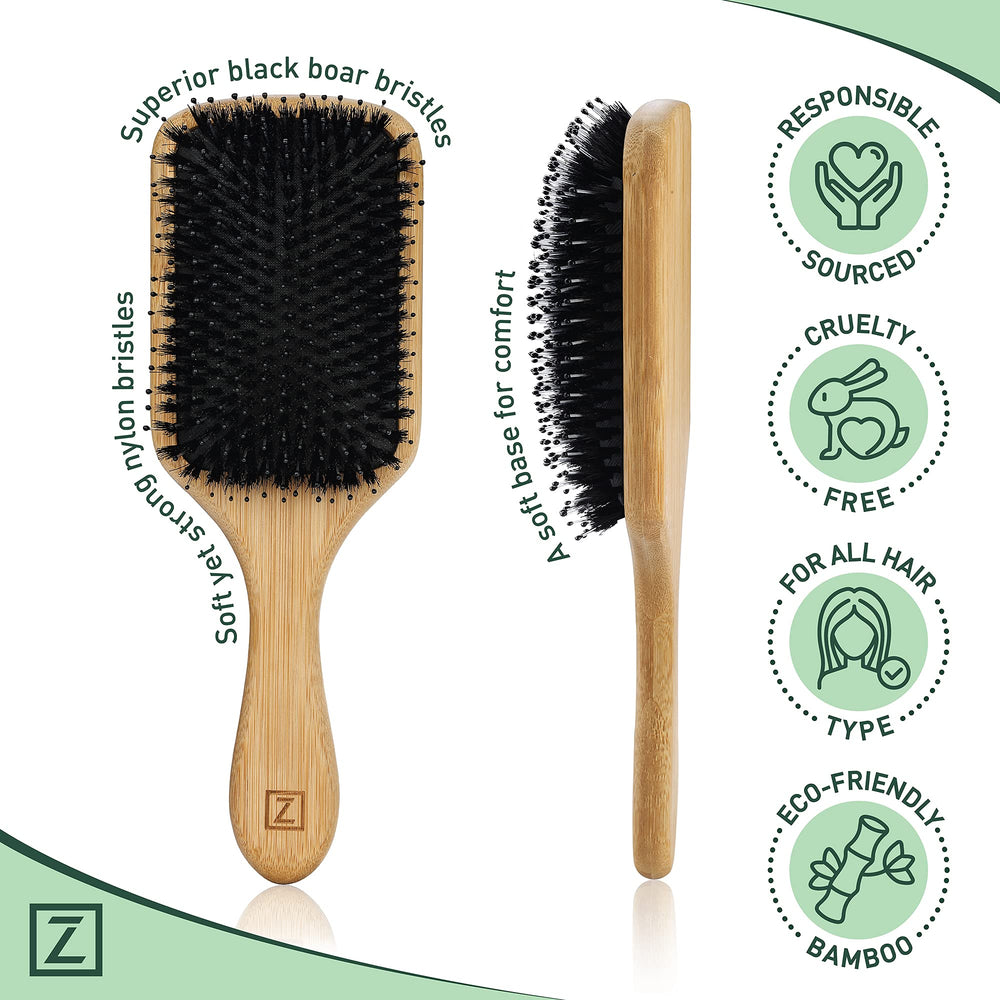Zollo bamboo-handle paddle blends eco style with durable grip.