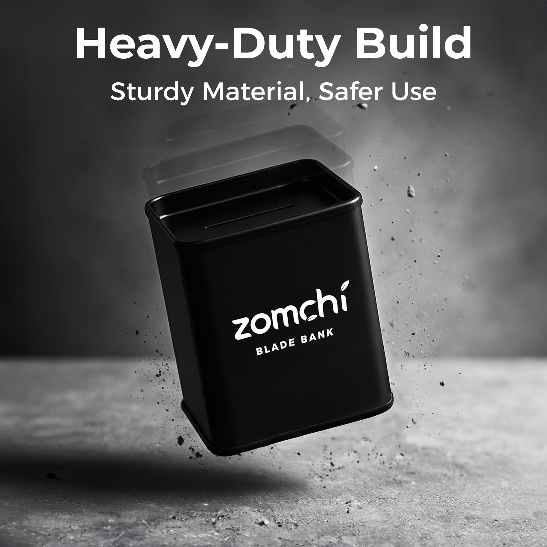 ZOMCHI blade bank no-spill disposal minimizes blade slips during emptying