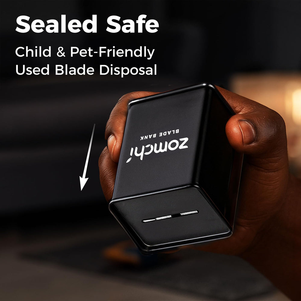 ZOMCHI blade bank safe for home use reduces risk of contact