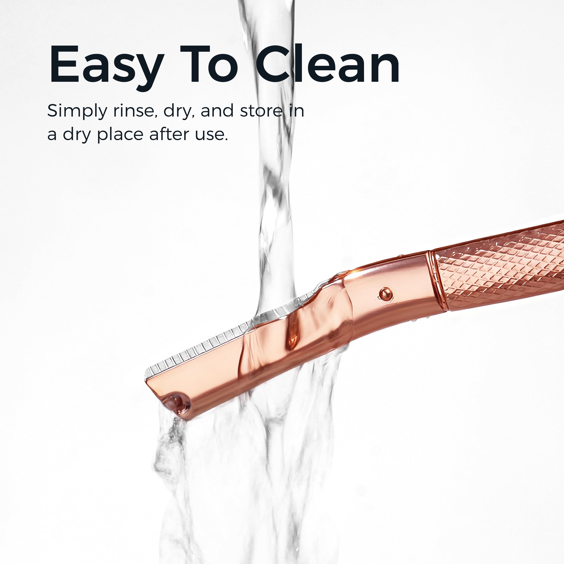 ZOMCHI protective blade cover in rose gold for safe storage.