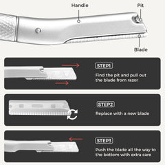 Compact blade dimensions for quick replacements