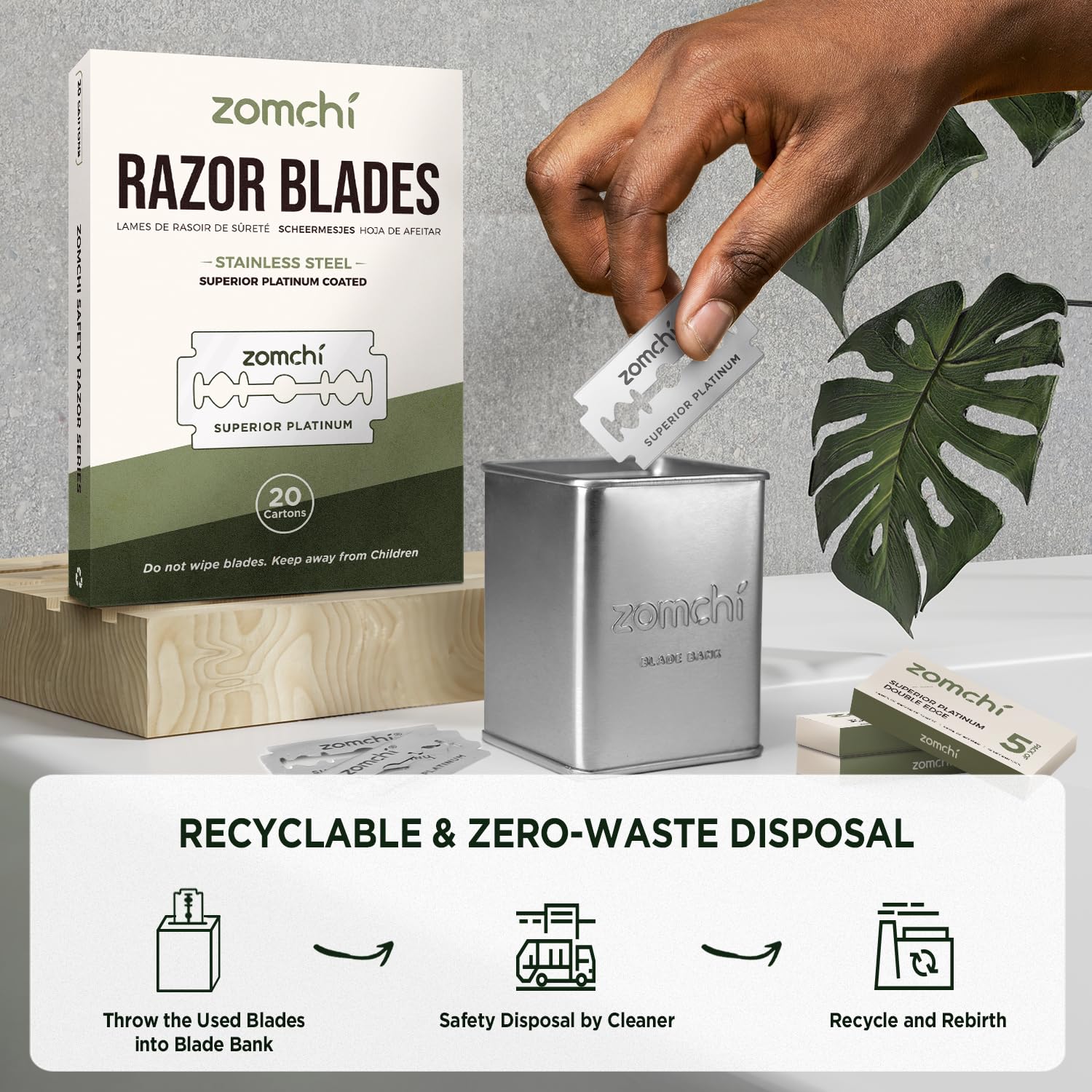 Zomchi 2.0 compatible with most standard double-edge razors