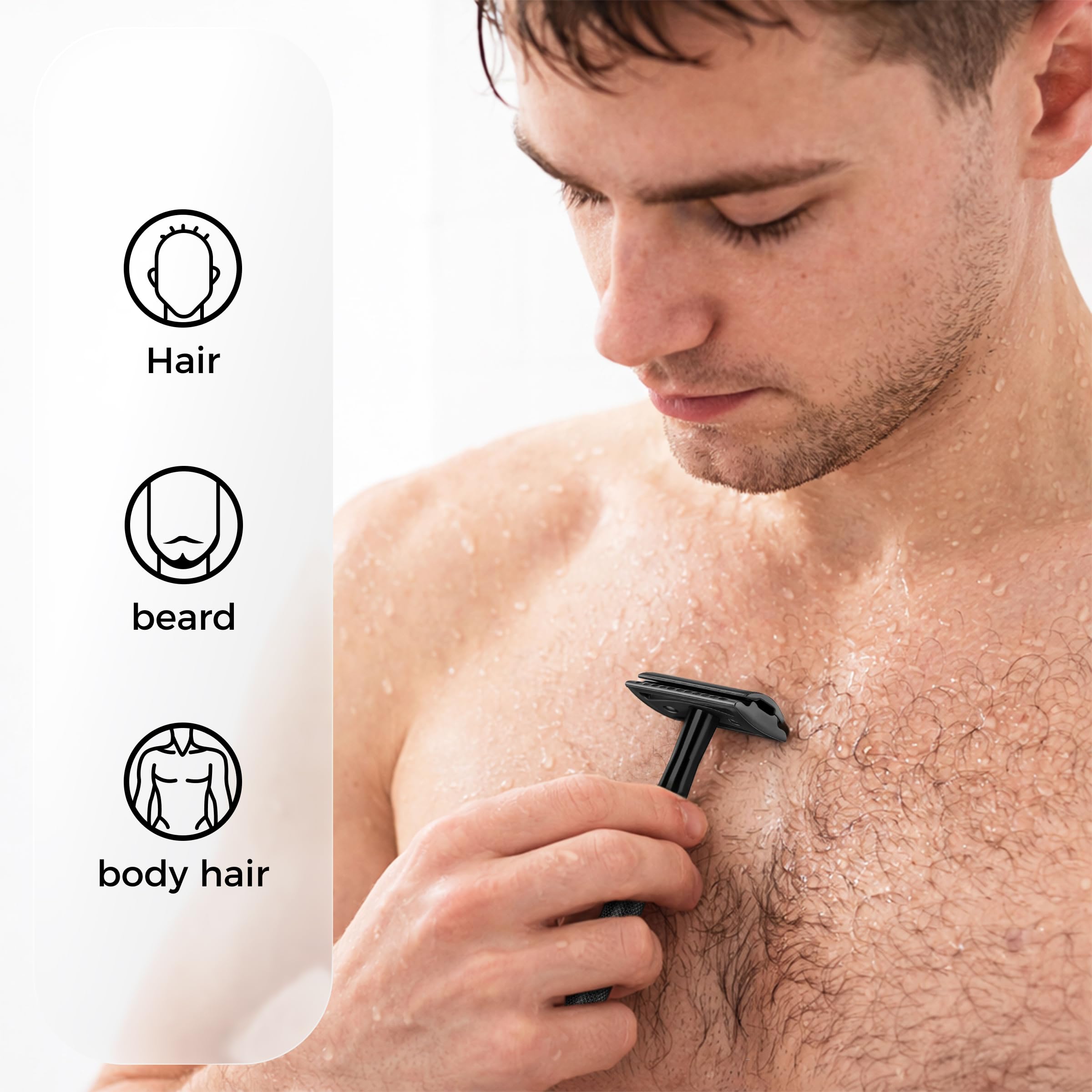 ZOMCHI ergonomic grip provides comfortable control during daily use