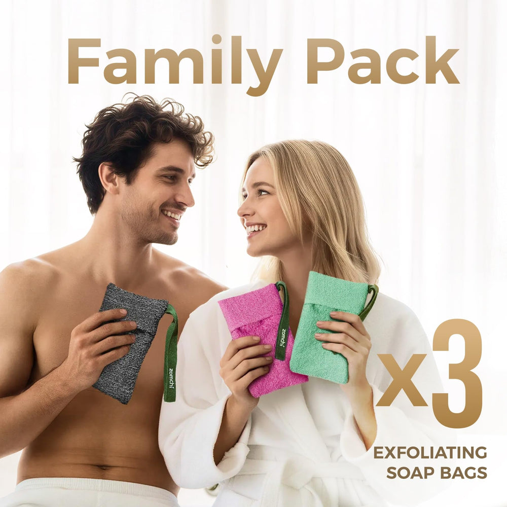 Exfoliación corporal suave con ZOMCHI para una piel fresca.