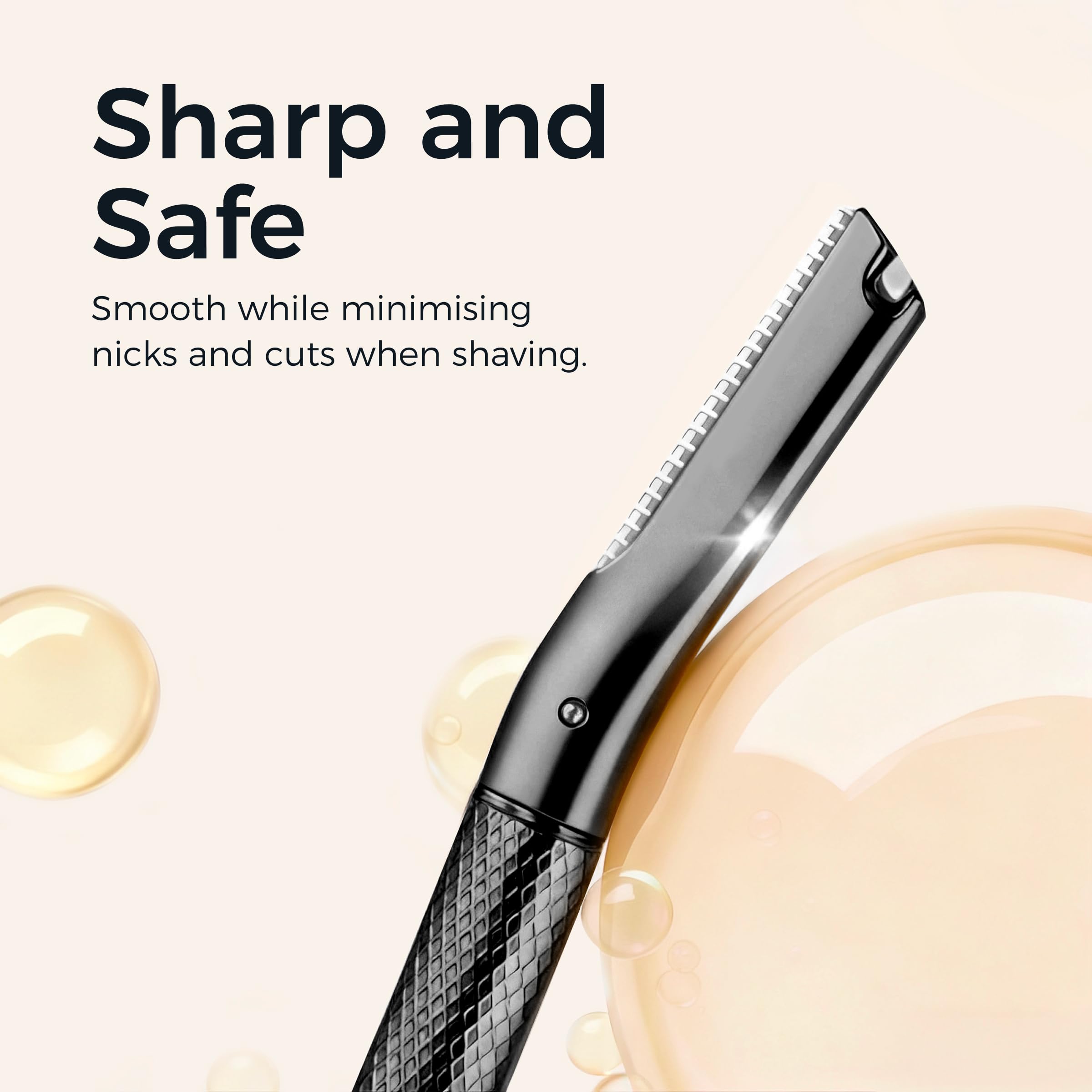 ZOMCHI Face shaver around eyebrows creating clean contour lines