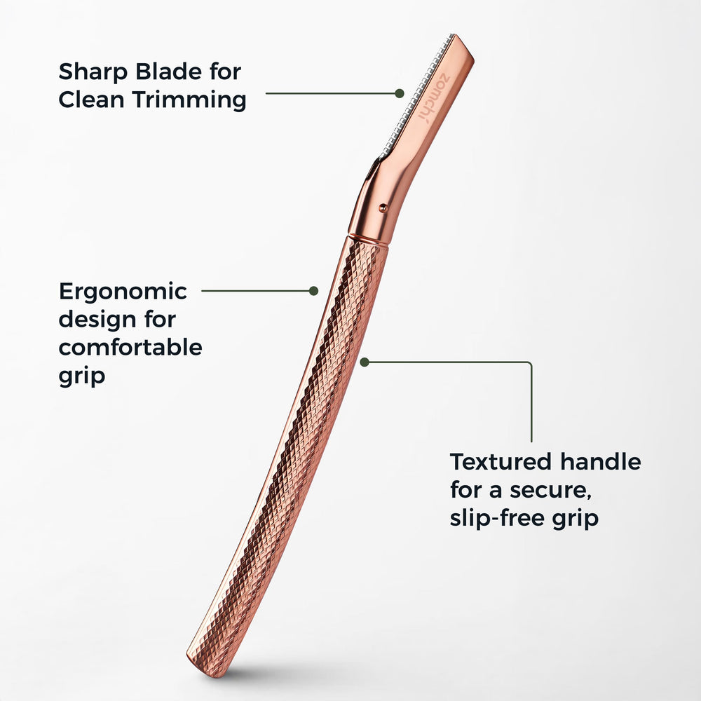 ZOMCHI packaging in rose gold ready for gifting or storage.