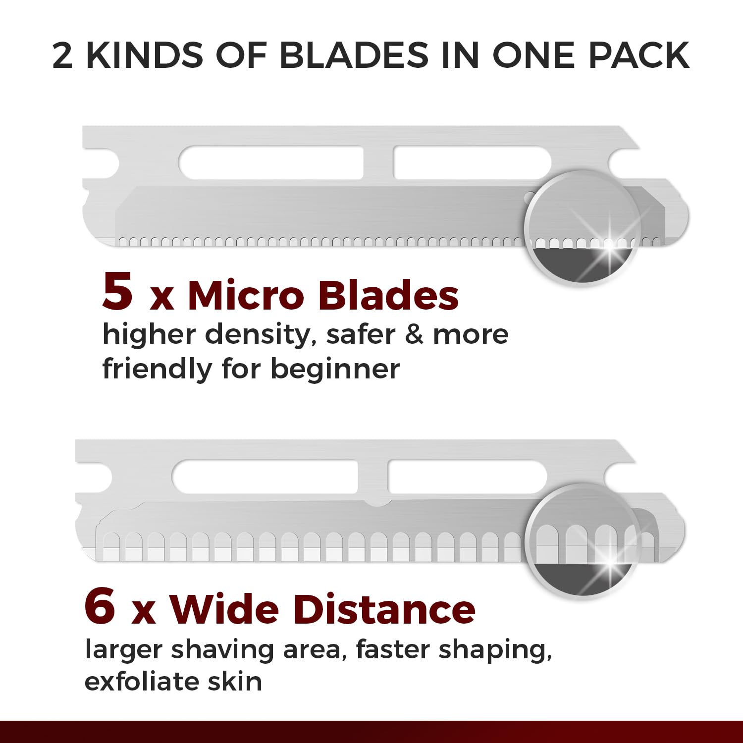 ZOMCHI 11-blade pack ready for refreshed grooming and extended use.