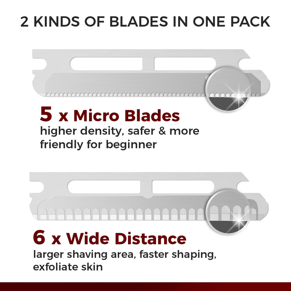 ZOMCHI 11-blade pack ready for refreshed grooming and extended use.