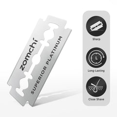 Zomchi wax-paper wrapped blades ensure safe handling and storage.