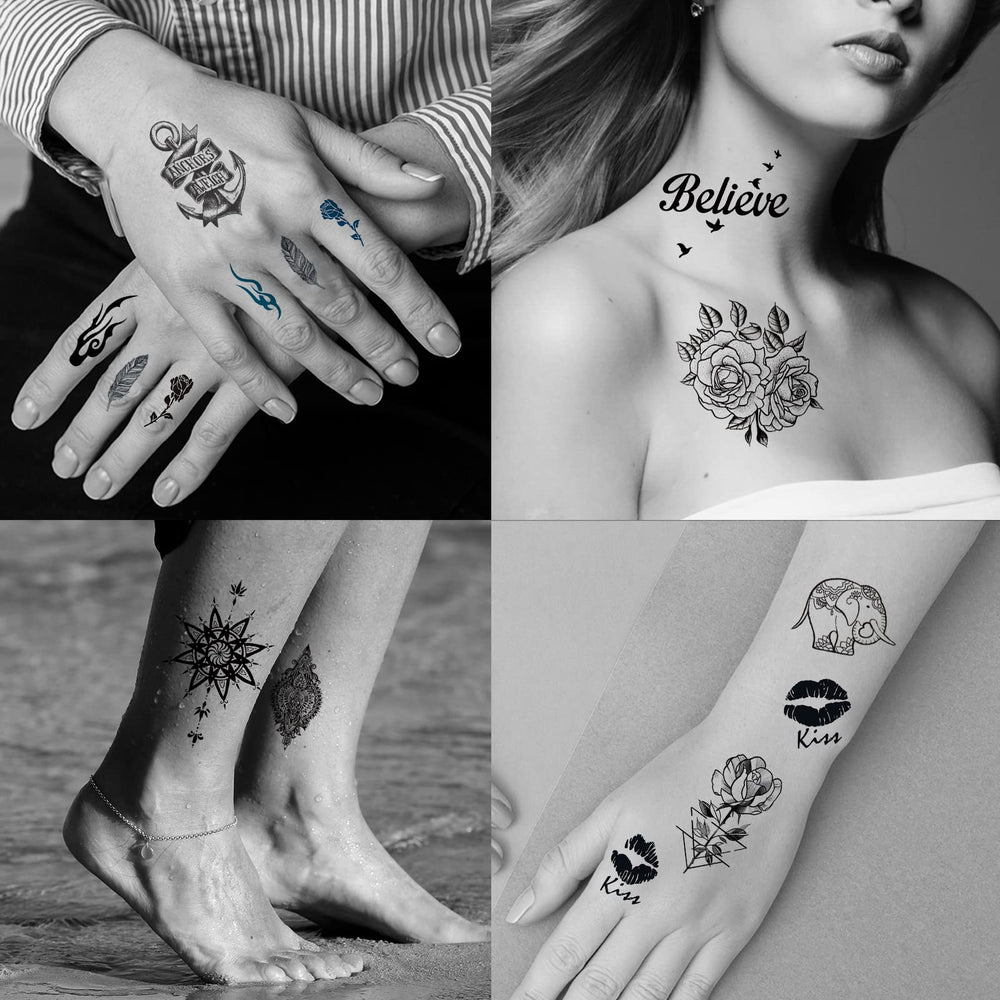 Zomme butterfly tattoos add delicate accents for festival-ready looks