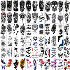 Zomme tatuajes temporales arte tribal, cambio rápido de estilo