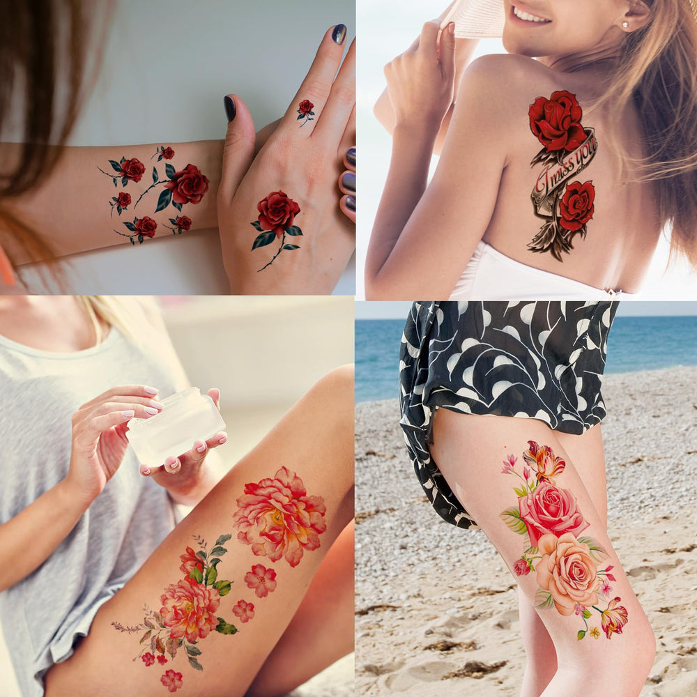 Tatuajes temporales Zomme fáciles de quitar con aceites o agua.