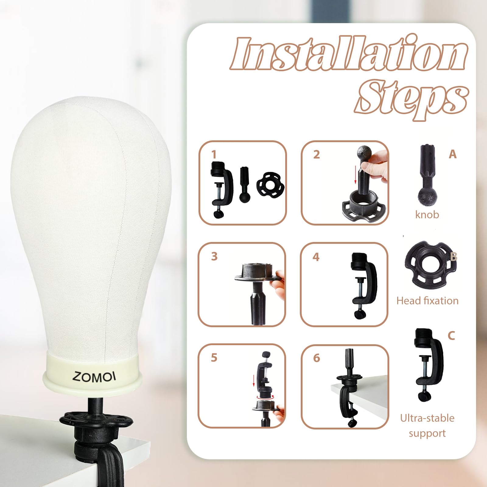 ZOMOI 3.5-inch C-type pins offer firmer hold for styling