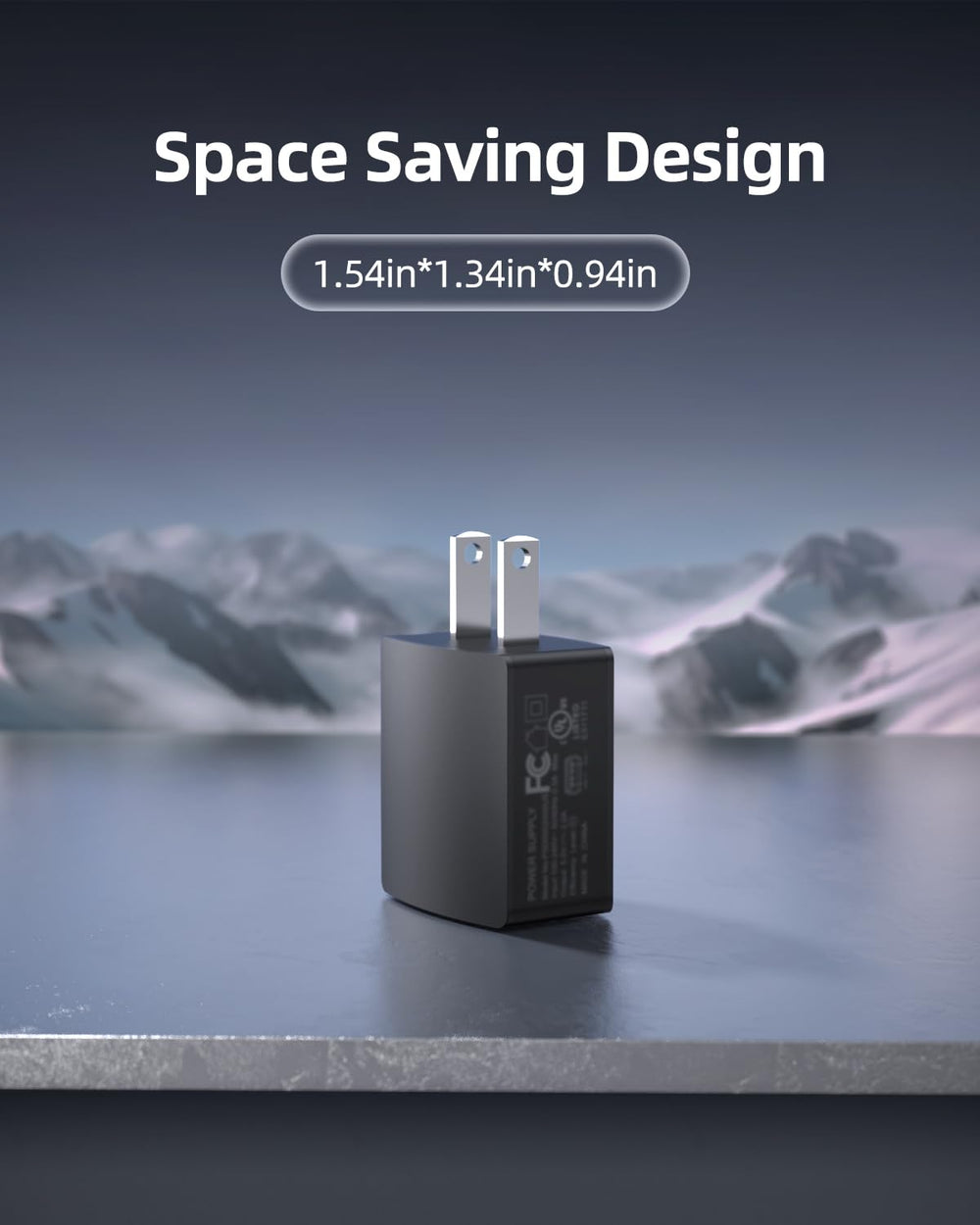 Zondol charger plug and cable layout for travel-ready charging
